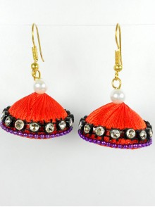 Silk Thread Earrings